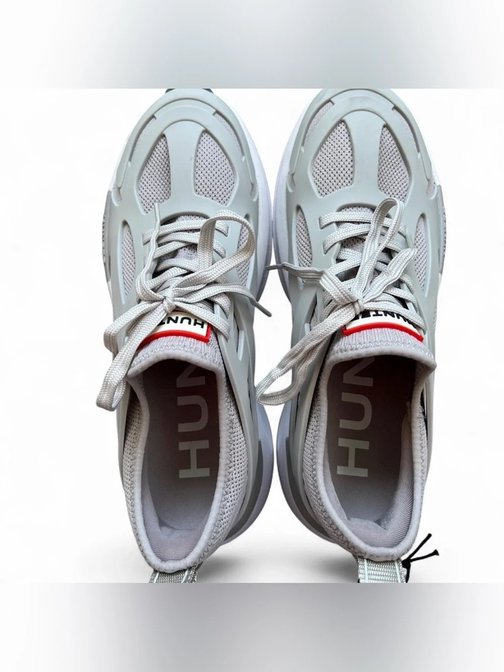 Hunter Tulip Mineral Grey Sneakers Women’s 9 NWT